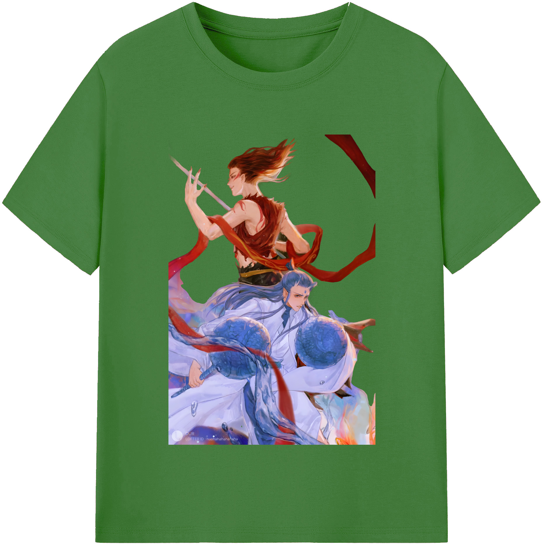 （画像用） Ne Zha 2 ナタ 魔童の大暴れ レディースカジュアルプリントTシャツ（綿100％）